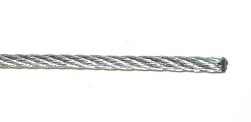 Control Cable Rope Wire 2mm (.080") 1x19  610-03120