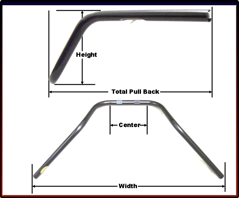 1" Ape Bar Original Wide (Metric) 650-08363